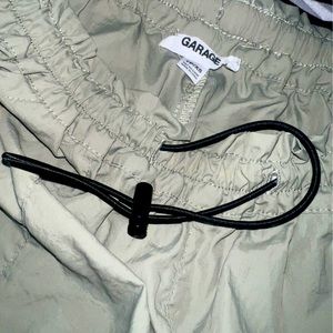 Green Garage Parachute Pants
